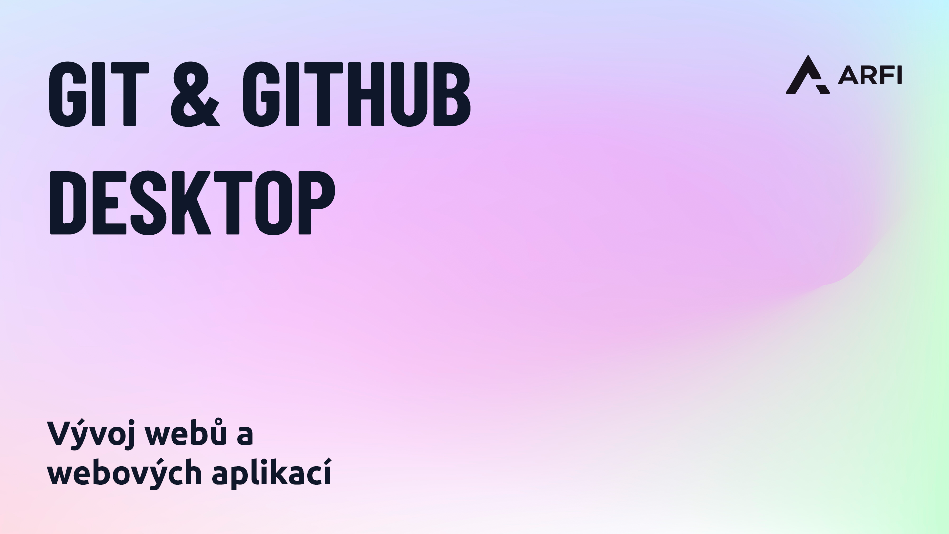 Git a GitHub Desktop